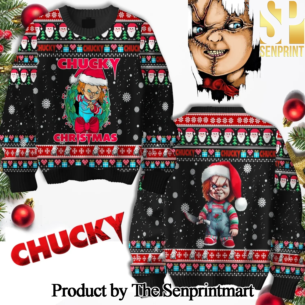 Chucky Child’s Play Woolen Christmas Sweater SEN0125