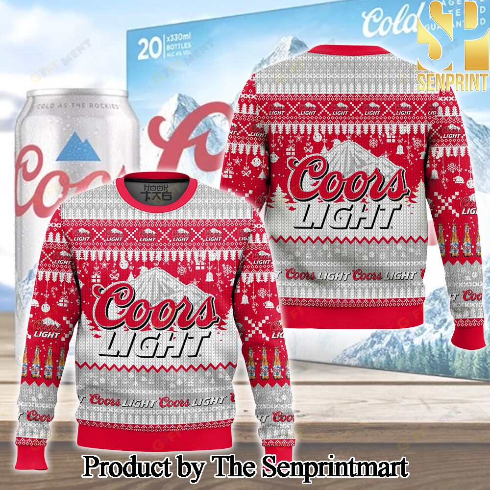 Coors Light For Christmas Gifts Knitting Pattern Sweater SEN0363