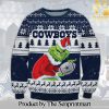 Dallas Cowboys Grinch Christmas Ugly Wool Knitted Sweater SEN0748