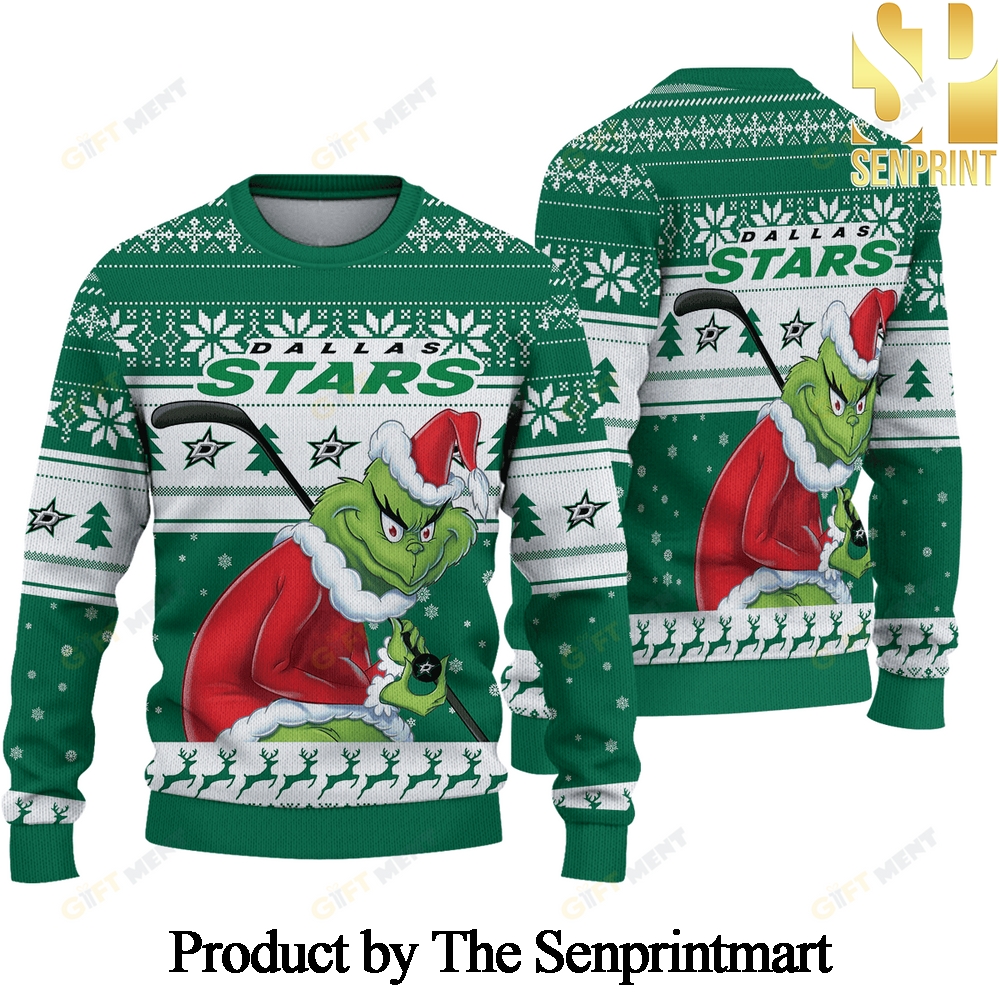 Dallas Stars 3D Printed Ugly Christmas Sweater SEN0581