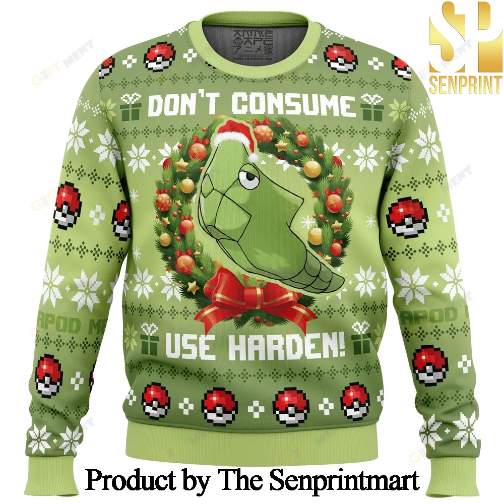 Don’t Consume Pokemon Knitting Pattern Ugly Christmas Sweater SEN0246