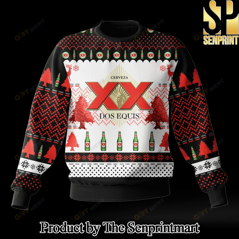 Dos Equis Christmas Ugly Wool Knitted Sweater SEN0412