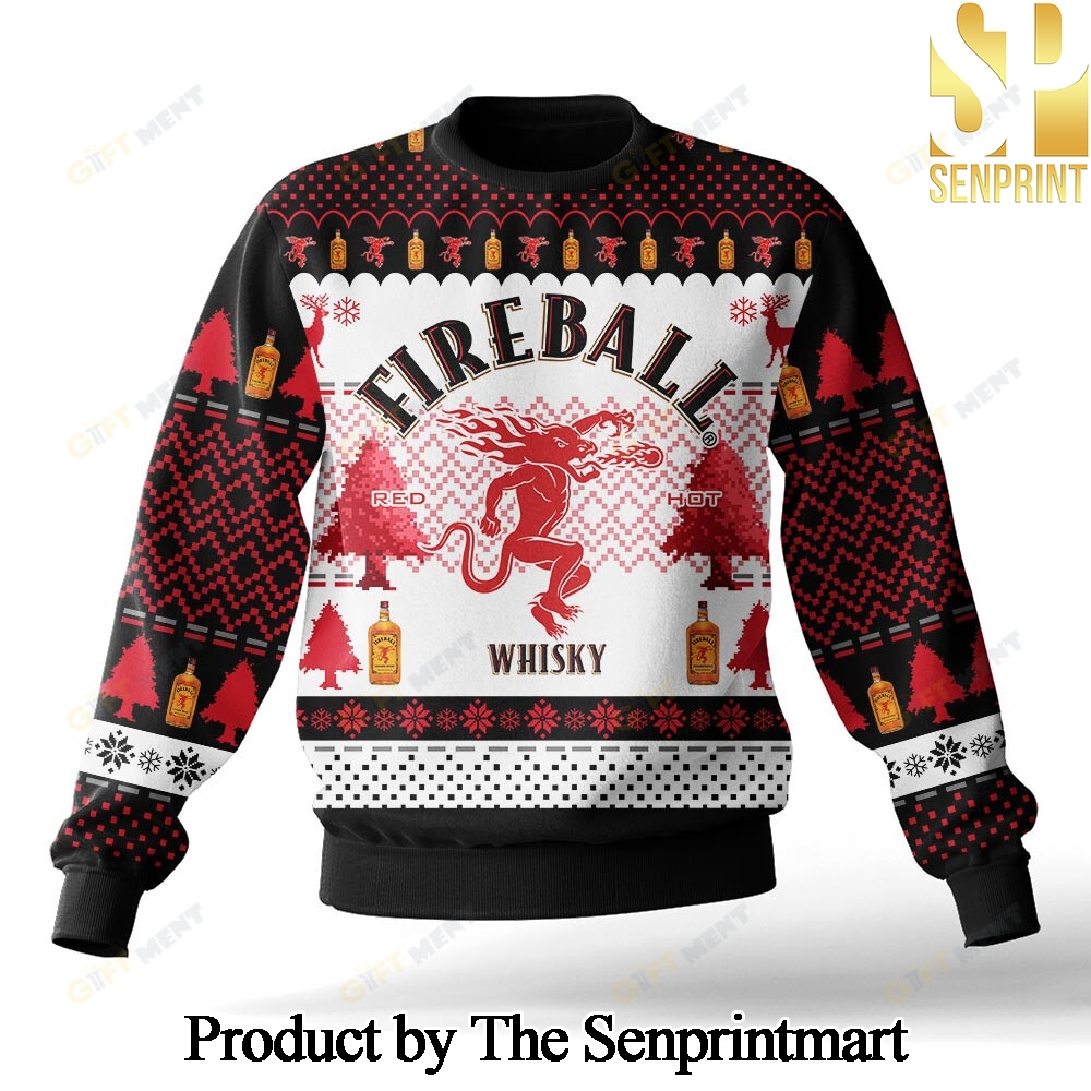 Fireball For Christmas Gifts Ugly Christmas Sweater SEN0378