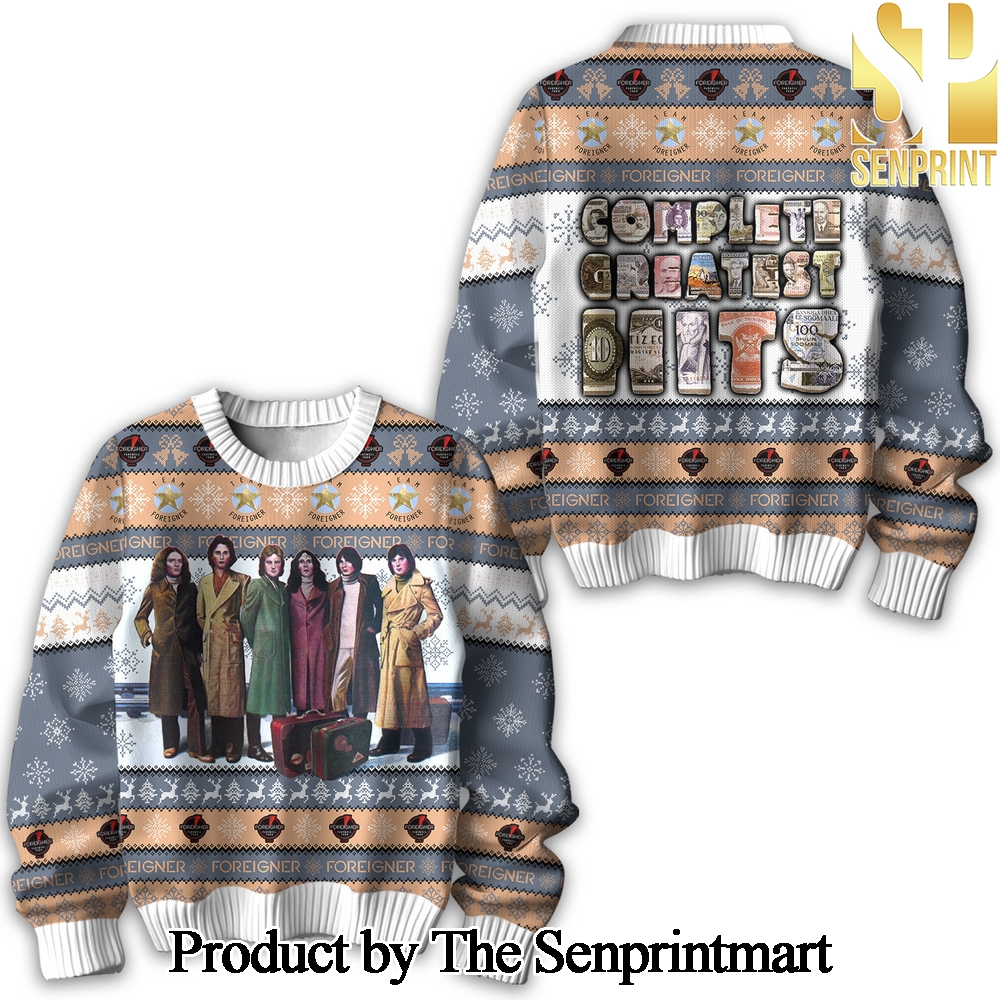 Foreigner Woolen Christmas Ugly Sweater SEN0122