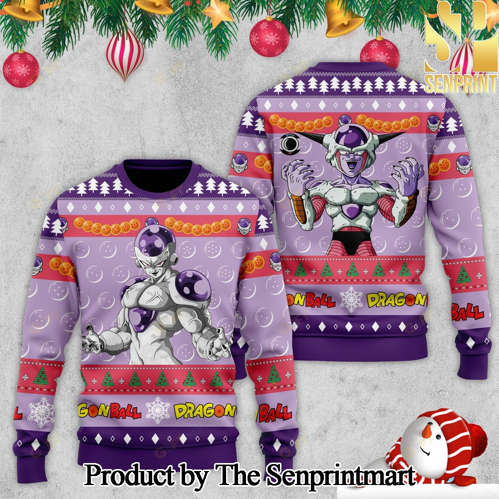 Frieza For Christmas Gifts Ugly Christmas Wool Knitted Sweater SEN0358