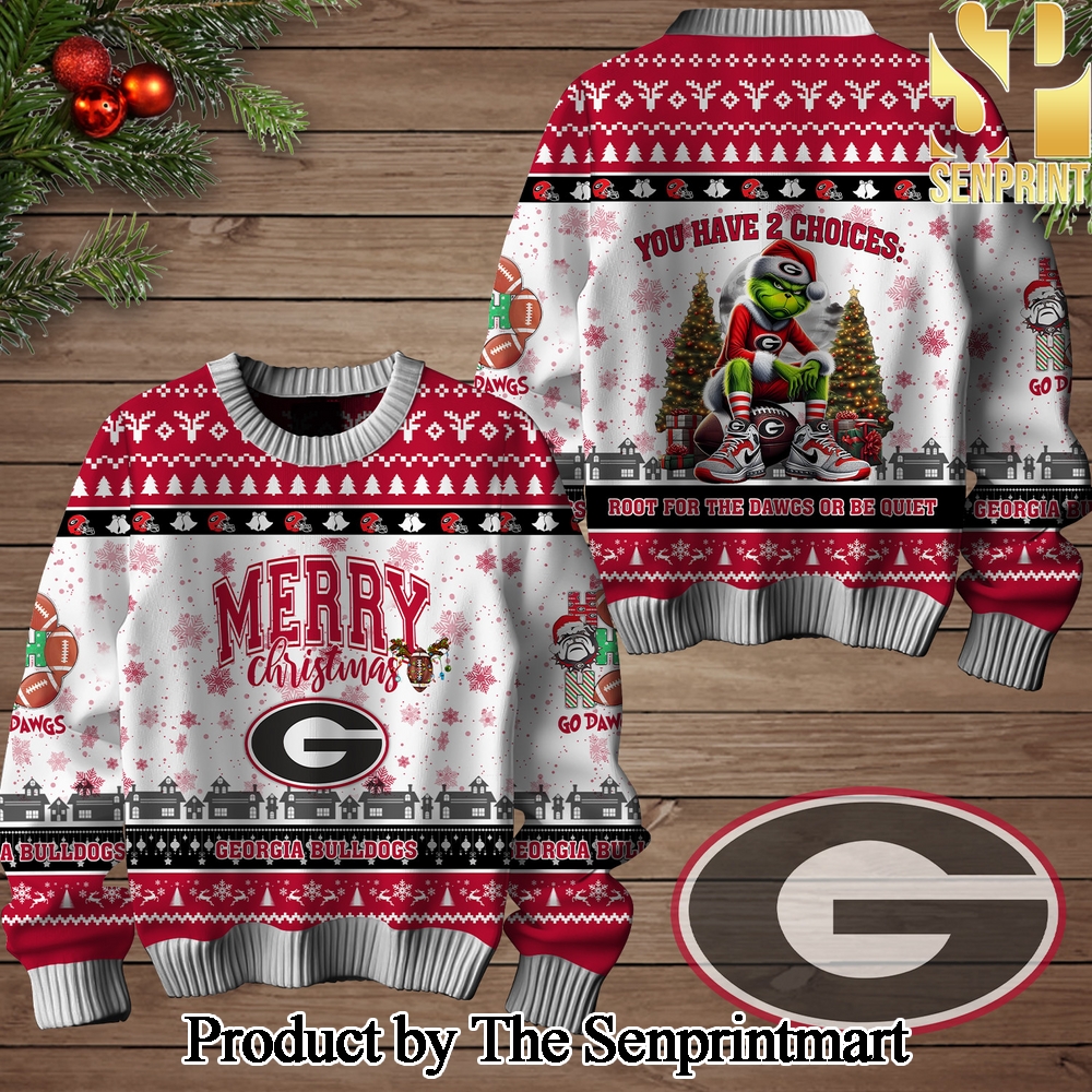 Georgia Bulldogs For Christmas Gifts 3D Printed Ugly Christmas Sweater SEN0152