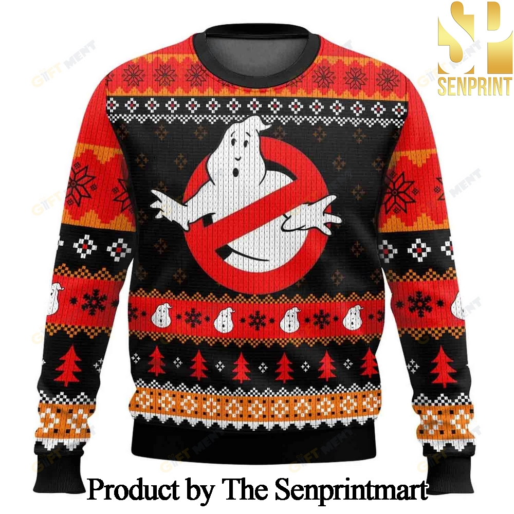 Ghostbusters Christmas Ugly Wool Knitted Sweater SEN0349