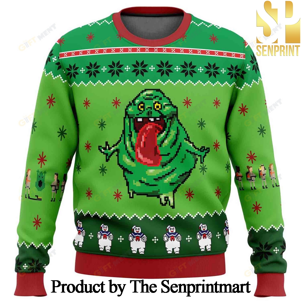 Ghostbusters Knitting Pattern Ugly Christmas Sweater SEN0351