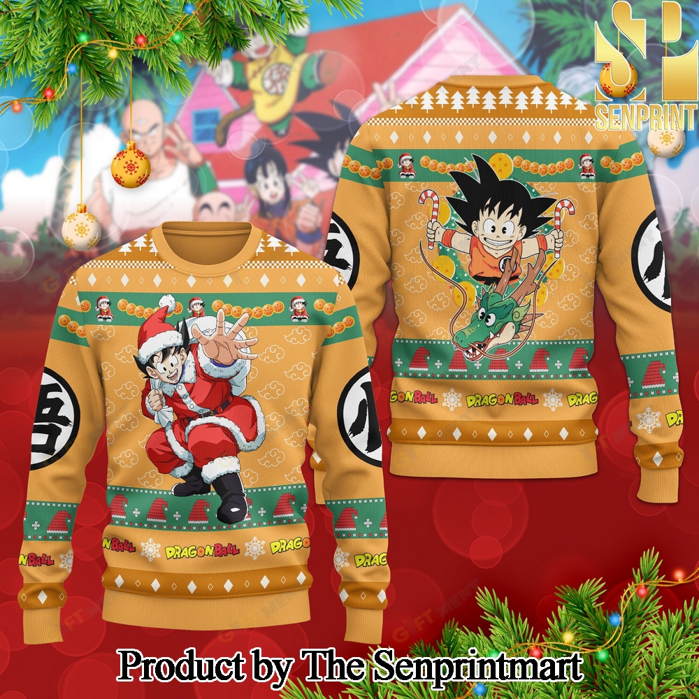 Goku For Christmas Gifts Ugly Christmas Holiday Sweater SEN0360