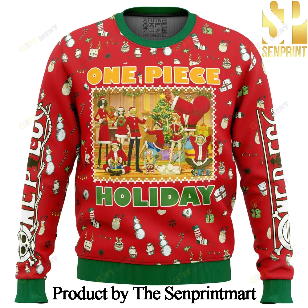 Happy Holidays One Piece For Christmas Gifts Ugly Christmas Wool Knitted Sweater SEN0232