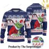 ICE KAZAKHSTAN ice Hockey x Grinch Woolen Christmas Ugly Sweater SEN0143