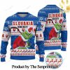 ICE SWEDEN ice Hockey x Grinch Ugly Xmas Wool Knitted Sweater SEN0137