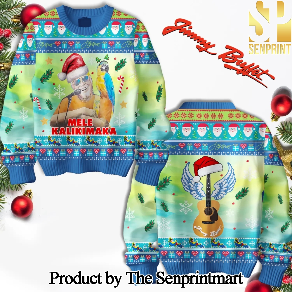 Jimmy Buffett Ugly Christmas Holiday Sweater SEN0159