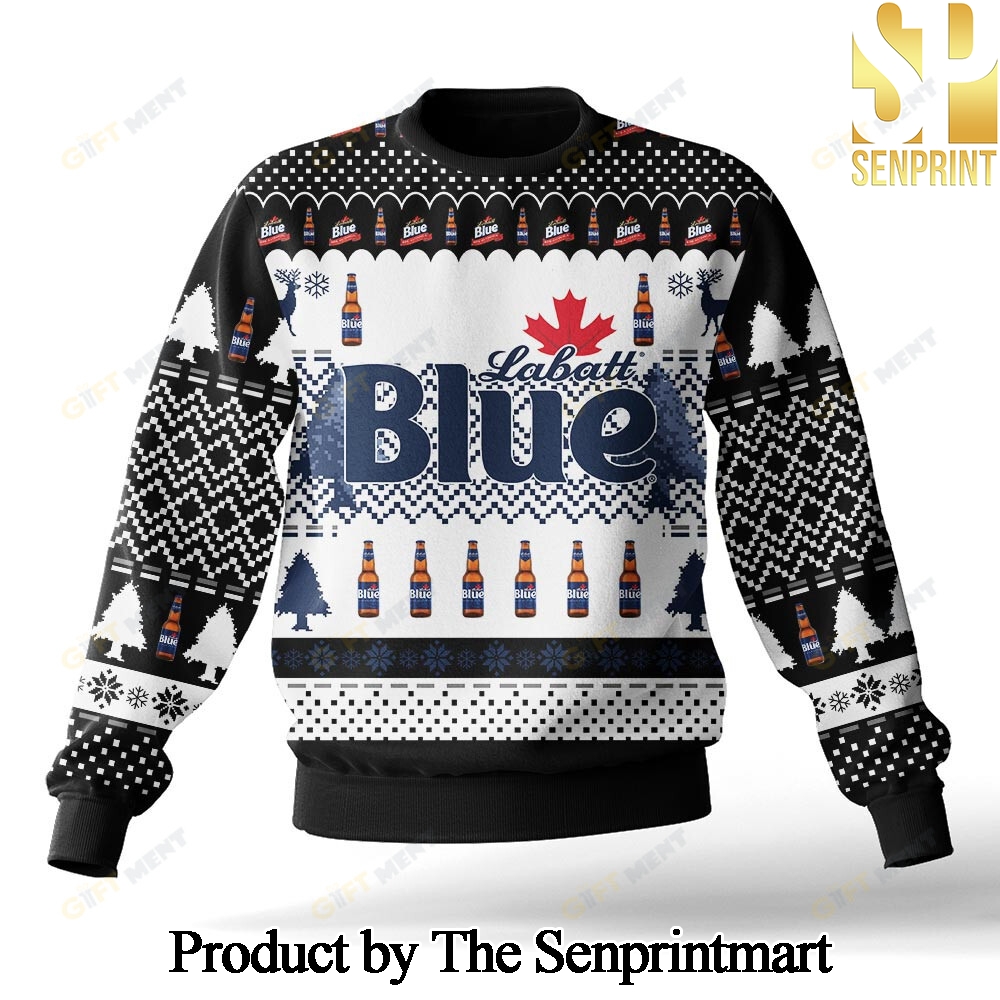 Labatt Blue Ugly Christmas Holiday Sweater SEN0411