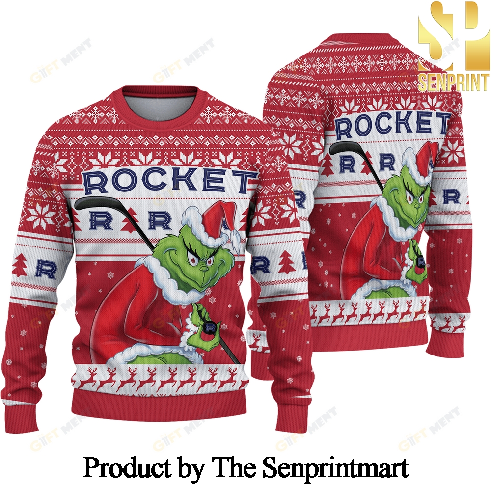 Laval Rocket Grinch Knitting Pattern Ugly Christmas Sweater SEN0708