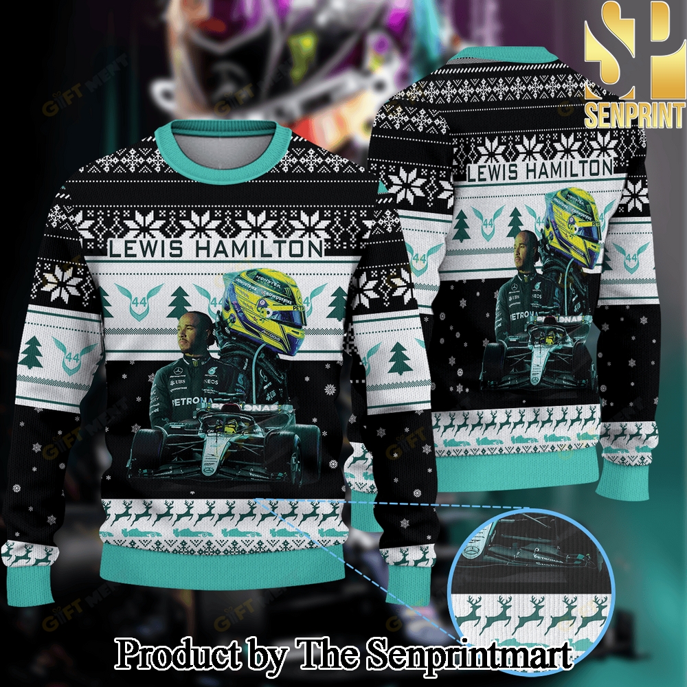 Lewis Hamilton For Christmas Gifts Ugly Christmas Sweater SEN0126