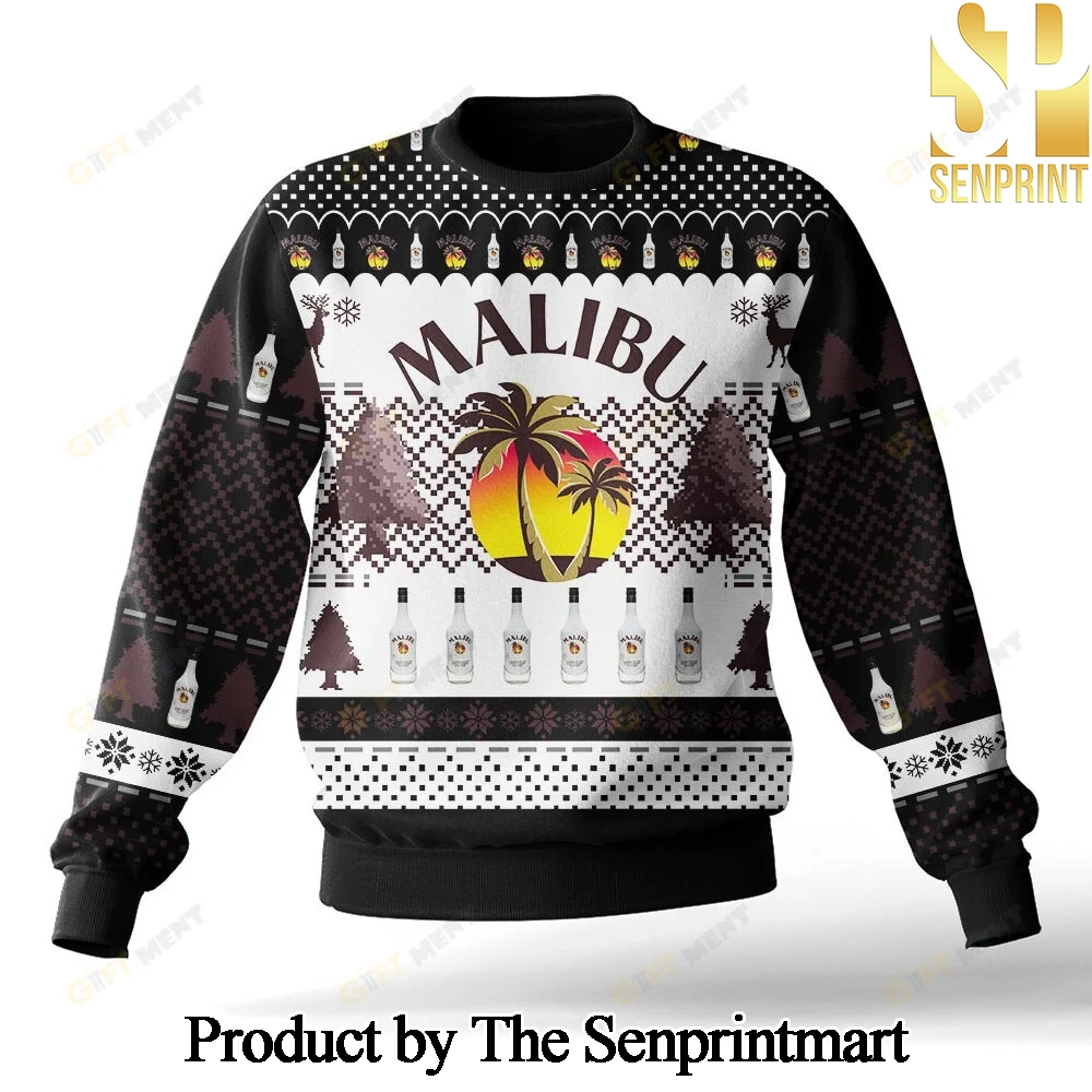 Malibu 3D Printed Ugly Christmas Sweater SEN0371