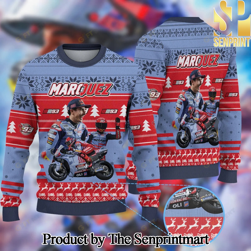 Marc Marquez Ugly Christmas Sweater SEN0114