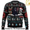 Messi For Christmas Gifts Ugly Xmas Wool Knitted Sweater SEN0128