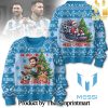 Messi Ugly Christmas Wool Knitted Sweater SEN0136