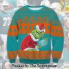 Miami Dolphins For Christmas Gifts Knitting Pattern Sweater SEN0132