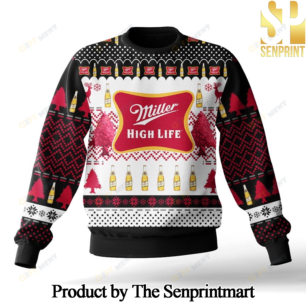 Miller High Life Ugly Xmas Wool Knitted Sweater SEN0389