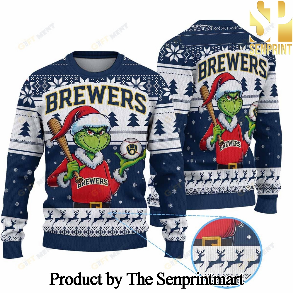 Milwaukee Brewers MLB Ugly Wool Sweater SEN0313