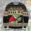 New Jersey Devils Knitting Pattern Ugly Christmas Holiday Sweater SEN0583