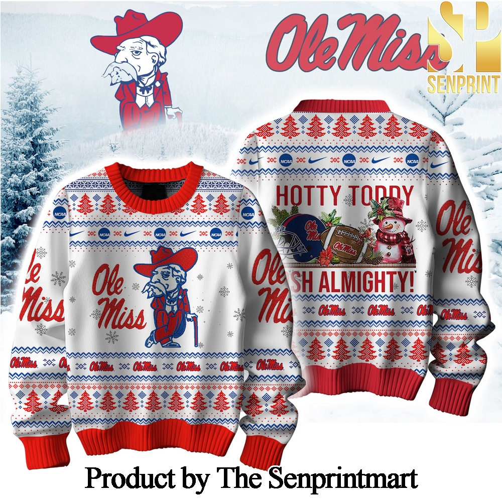 Ole Miss Rebels For Christmas Gifts Ugly Christmas Holiday Sweater SEN0129