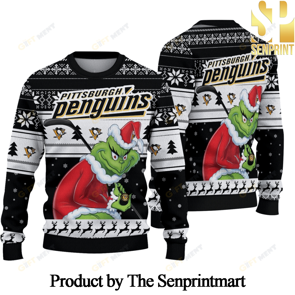 Pittsburgh Penguins Knitting Pattern Ugly Christmas Sweater SEN0561