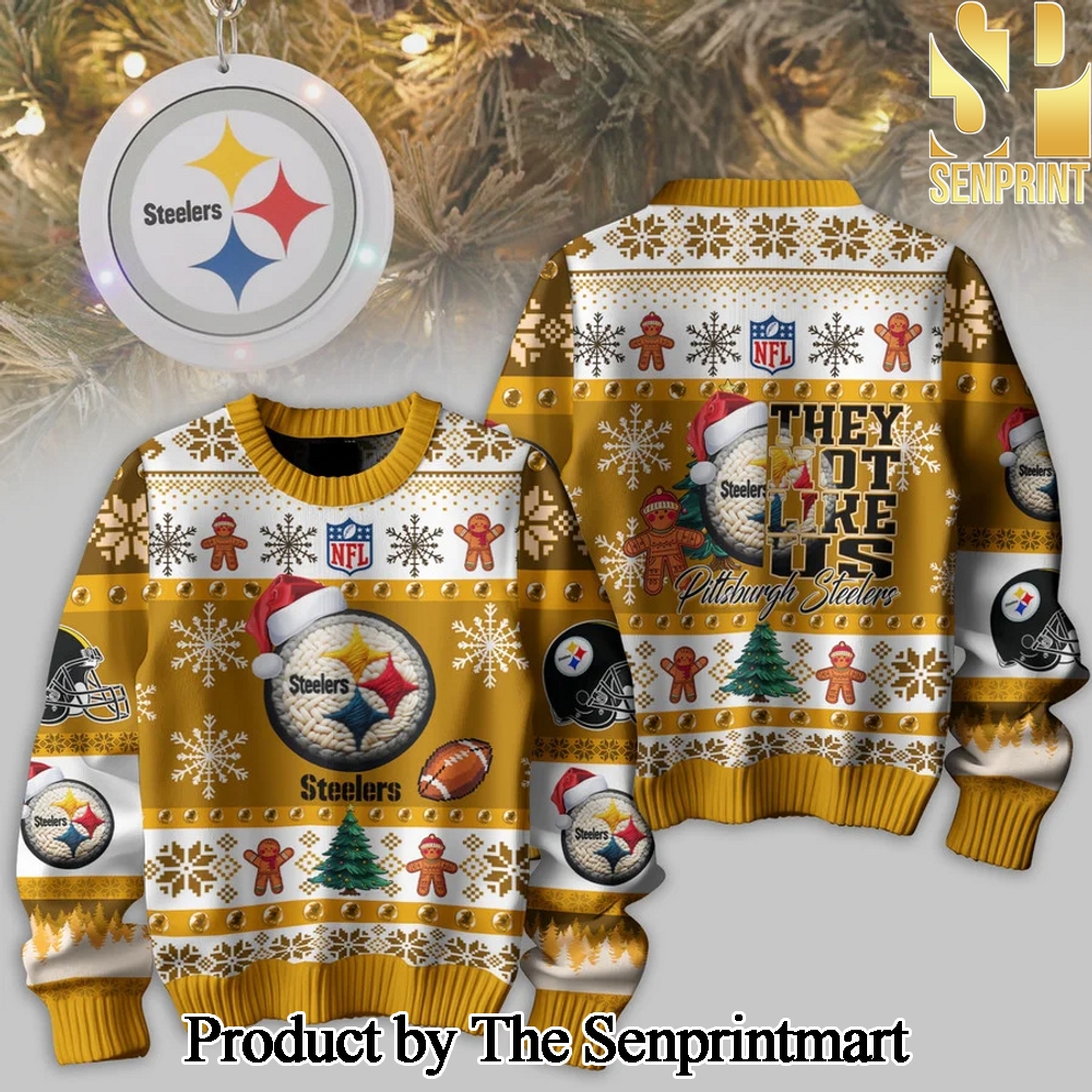 Pittsburgh Steelers Knitting Pattern 3D Print Ugly Sweater SEN0134