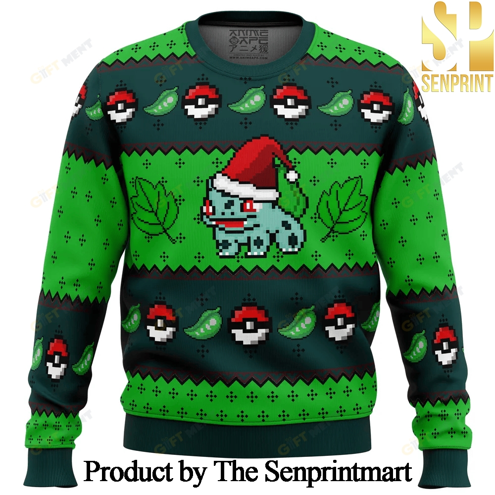 Pokemon Bulbasaur Woolen Christmas Sweater SEN0272