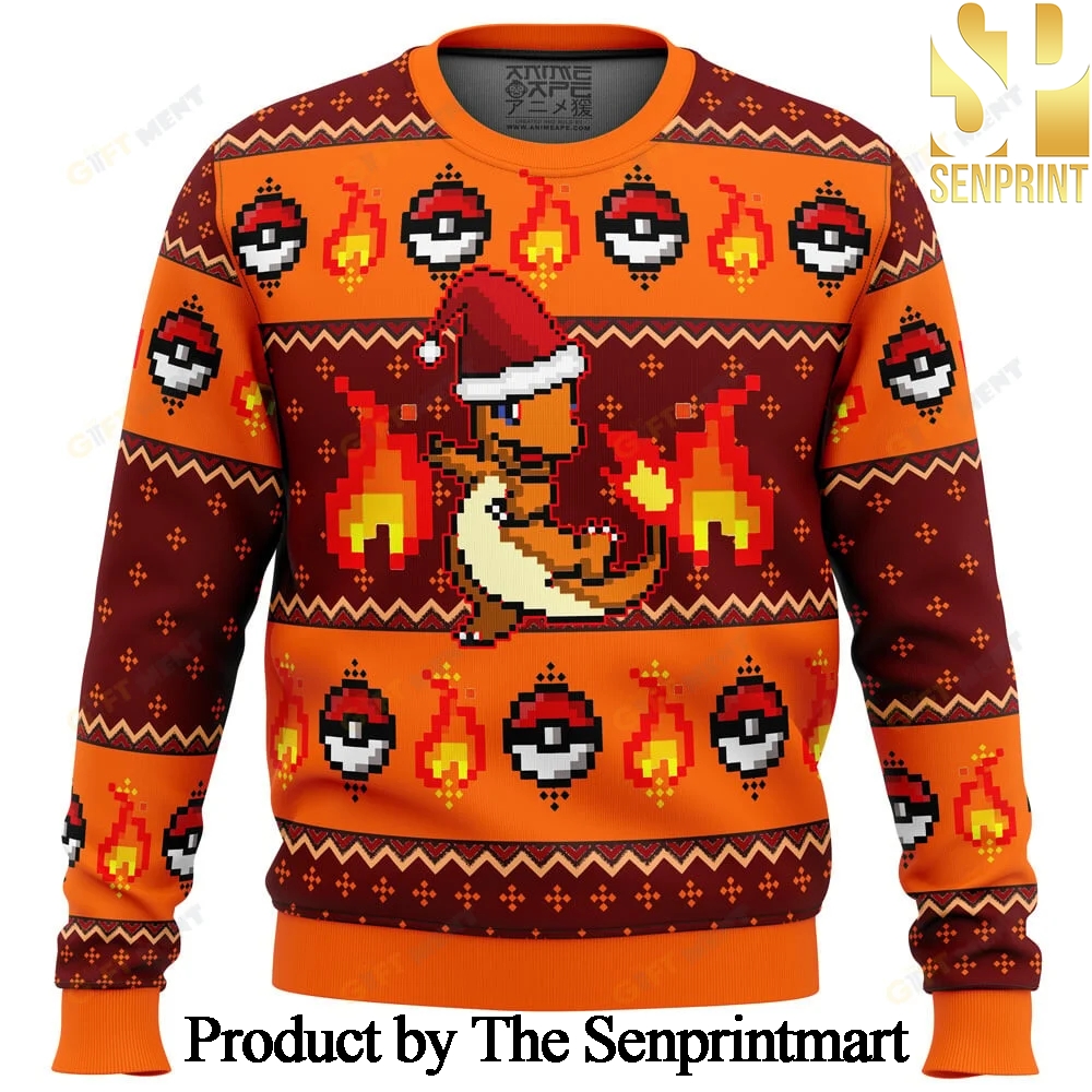 Pokemon Charmander 3D Printed Ugly Christmas Sweater SEN0266