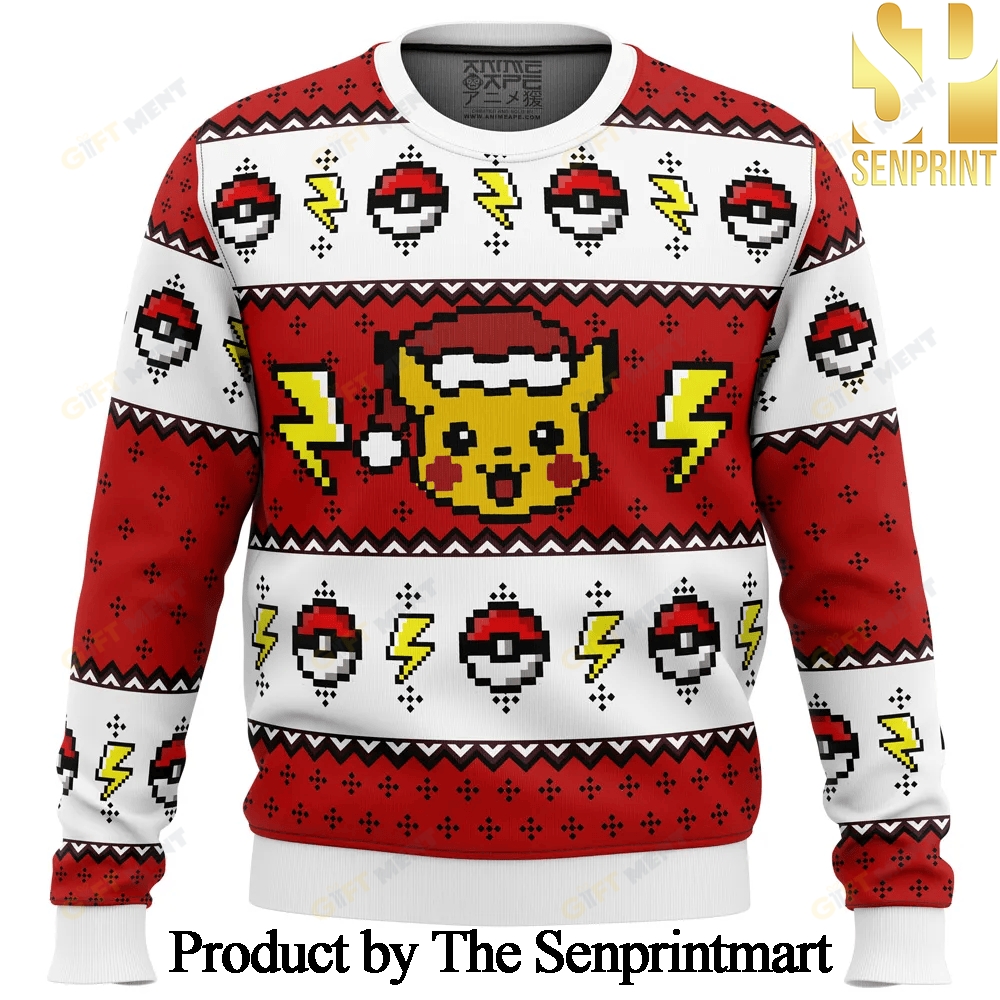 Pokemon Pikachu Ugly Christmas Holiday Sweater SEN0264