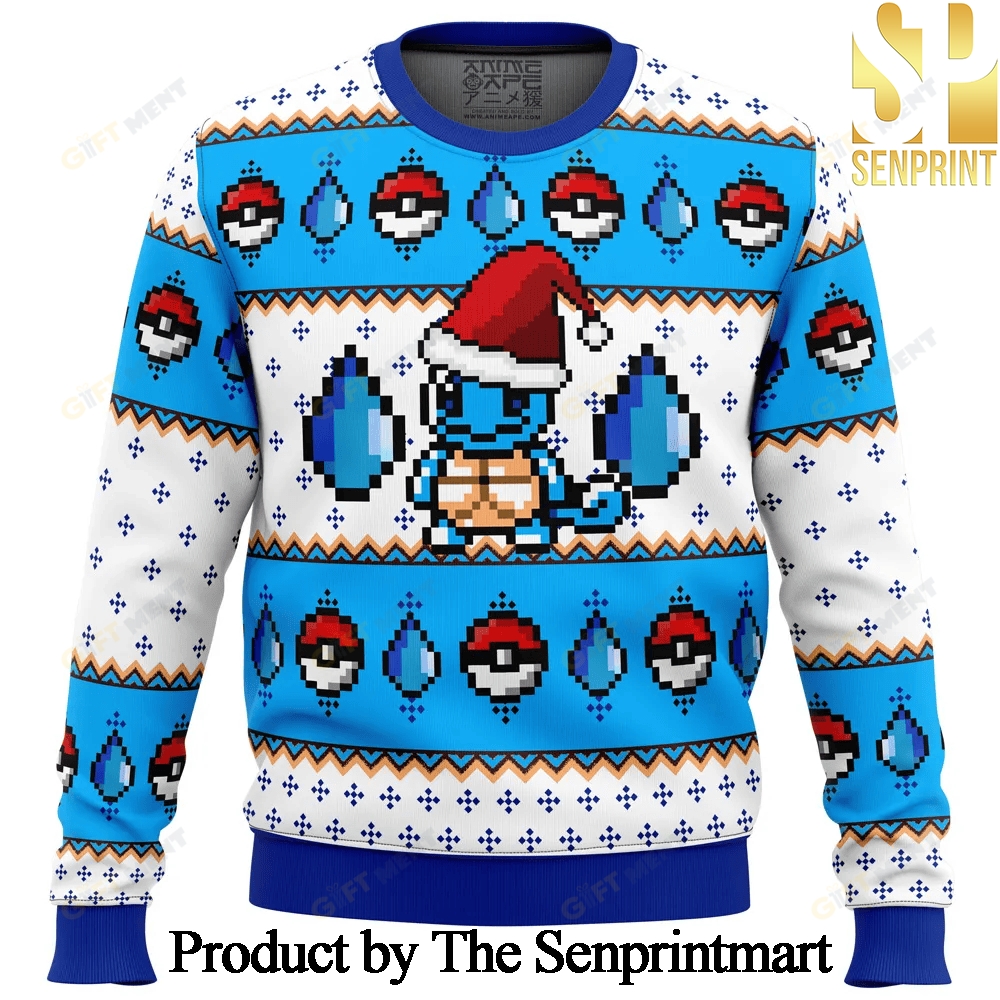 Pokemon Squirtle Wool Holiday Sweater SEN0270