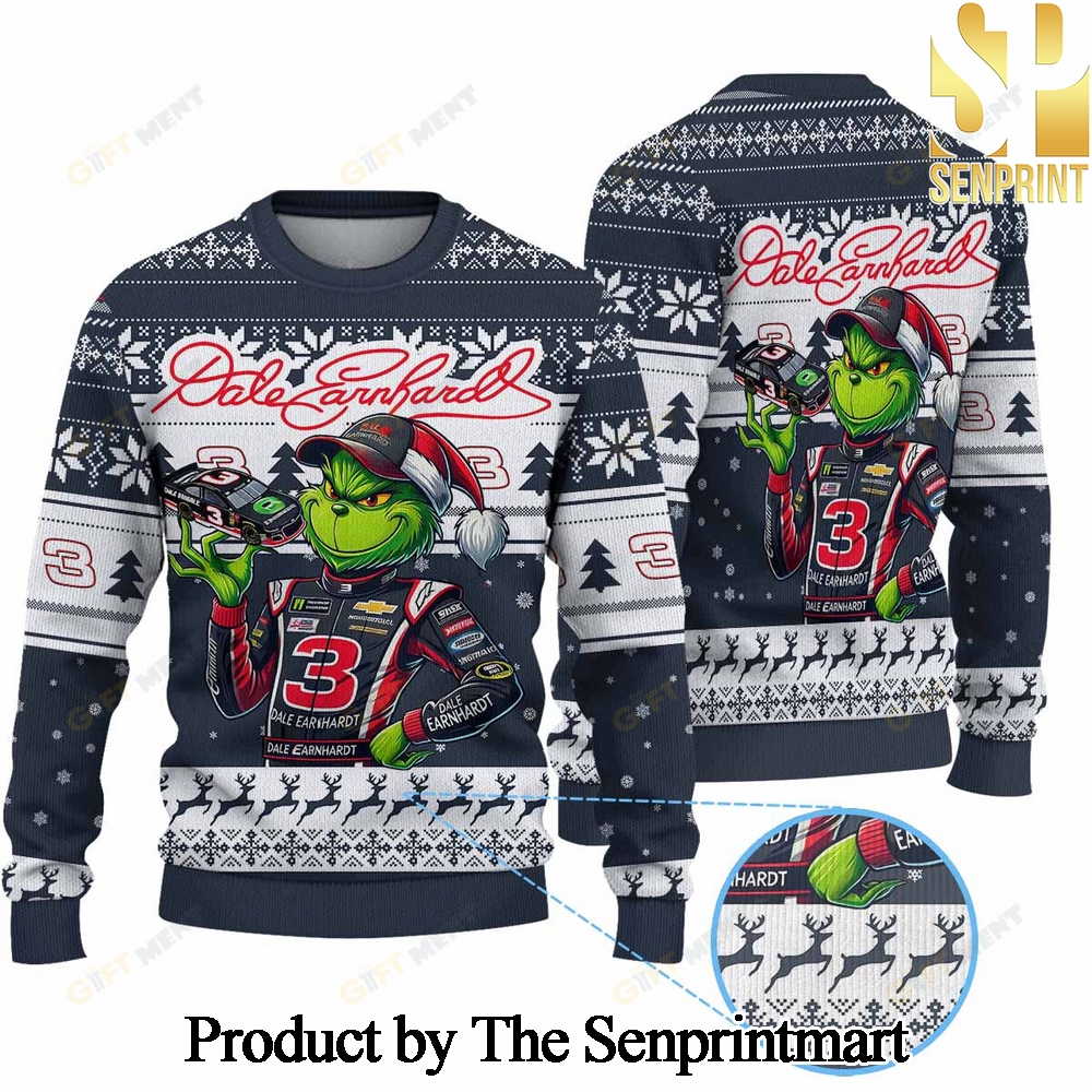 Premium Dale Earnhardt Grinch Gift Ideas Sweater SEN0133