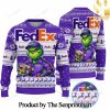 Premium DHL Grinch Ugly Christmas Wool Knitted Sweater SEN0157