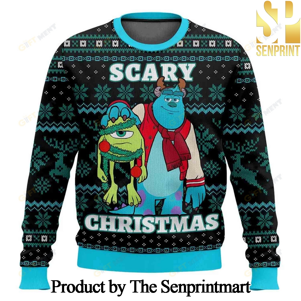 Scary Christmas For Christmas Gifts Ugly Christmas Sweater SEN0336