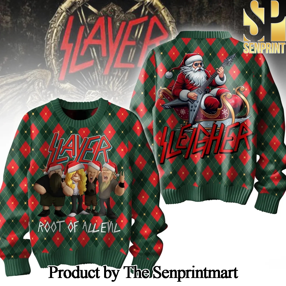 Slayer Woolen Christmas Ugly Sweater SEN0143