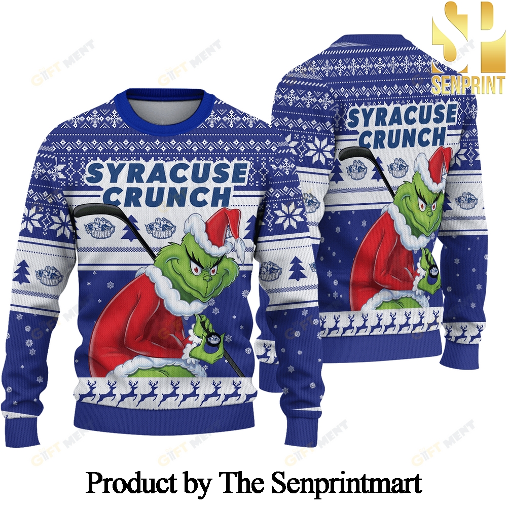 Syracuse Crunch Grinch Ugly Christmas Sweater SEN0702