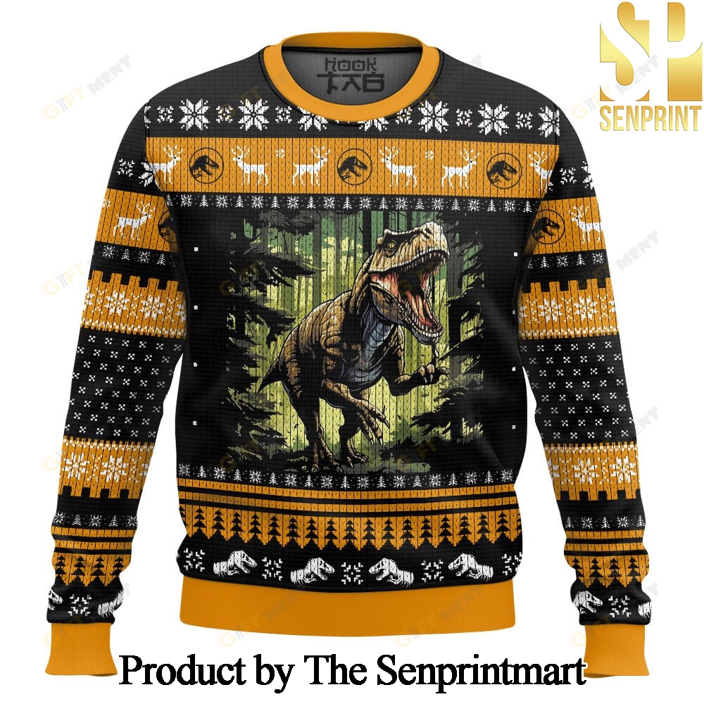 T-Rex – Jurassic Park World 3D Printed Ugly Christmas Sweater SEN0329