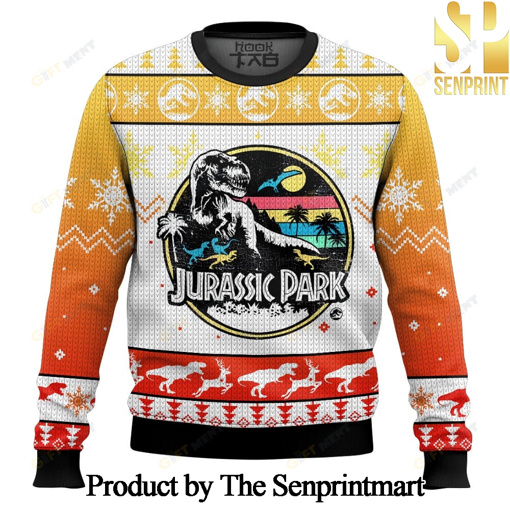 T-Rex – Jurassic Park World Christmas Ugly Wool Knitted Sweater SEN0328