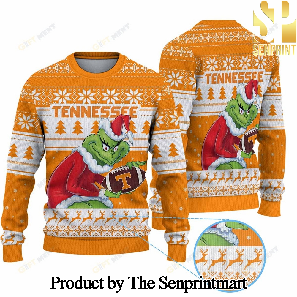 Tennessee Football For Christmas Gifts Christmas Ugly Wool Knitted Sweater SEN0172