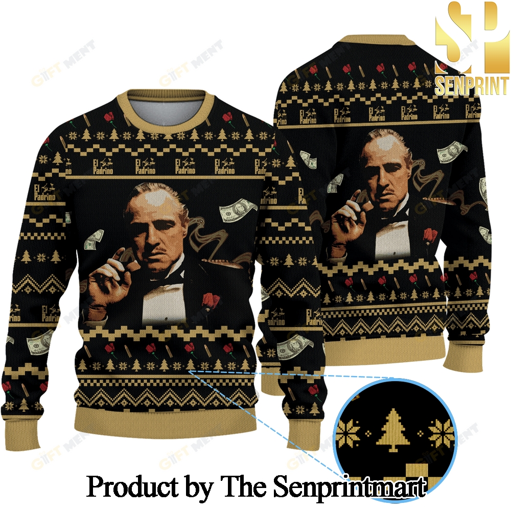 The Godfather 2 Ugly Xmas Wool Knitted Sweater SEN0116