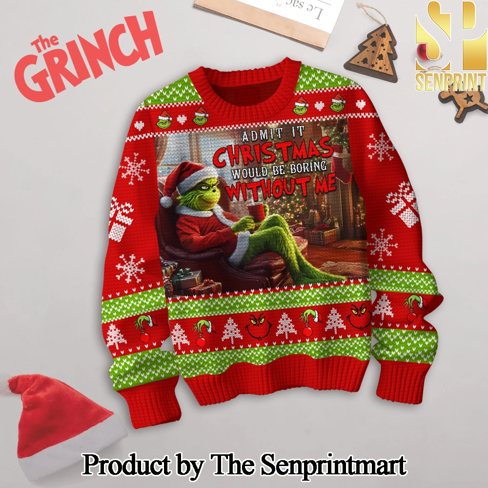 The Grinch For Christmas Gifts Ugly Christmas Holiday Sweater SEN0150