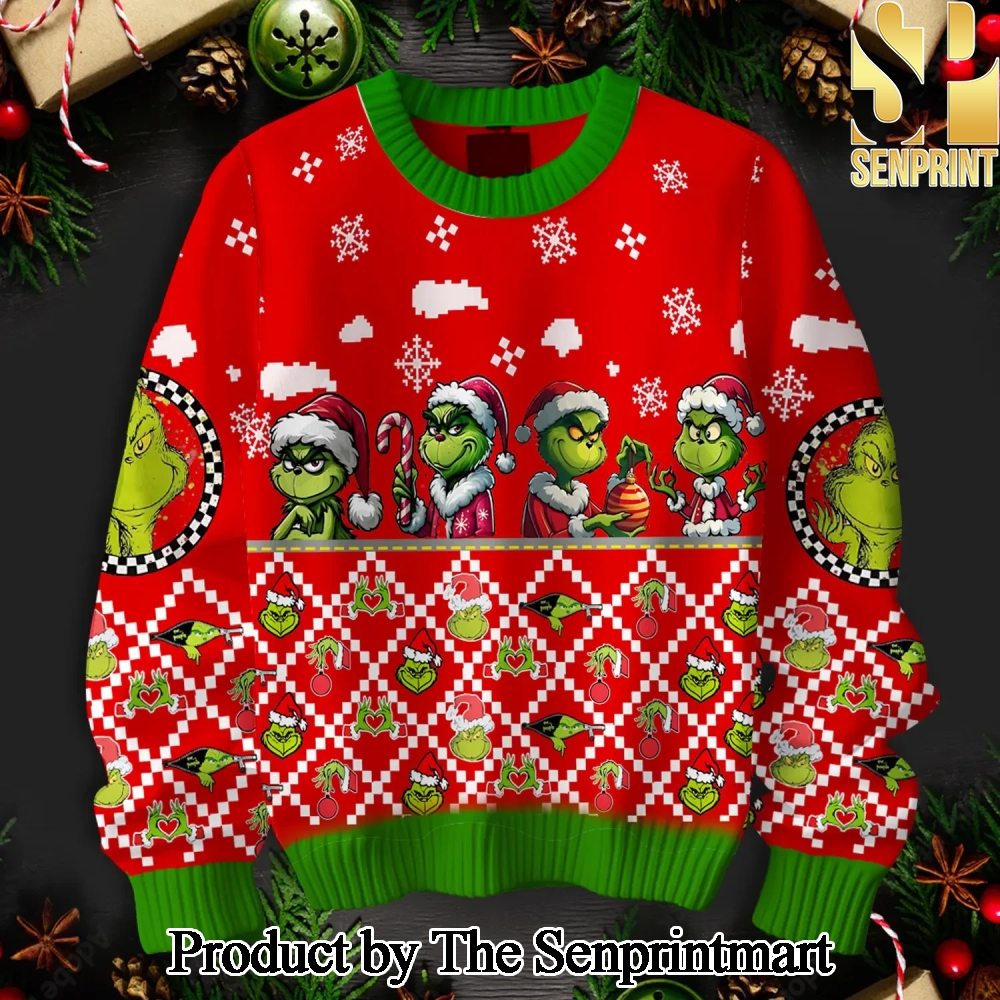 The Grinch Knitting Pattern 3D Print Ugly Sweater SEN0113