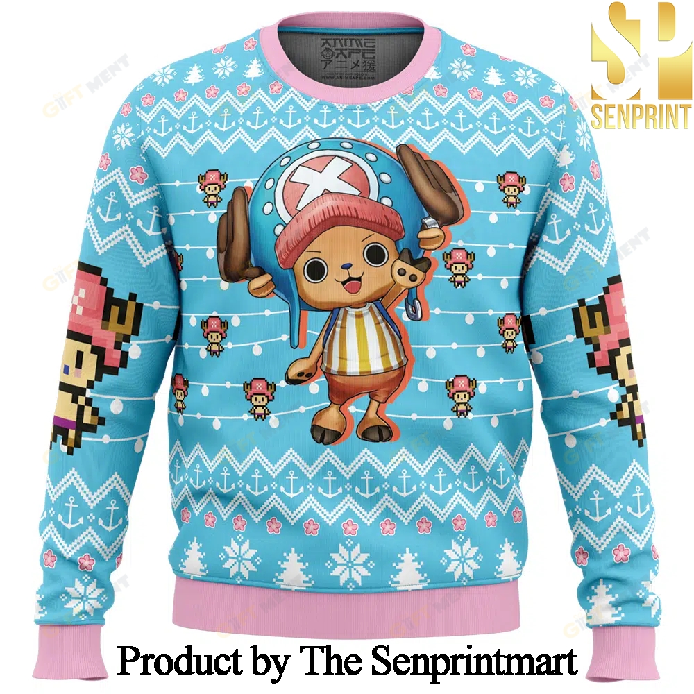 Tony Tony Chopper One Piece 3D Printed Ugly Christmas Sweater SEN0224