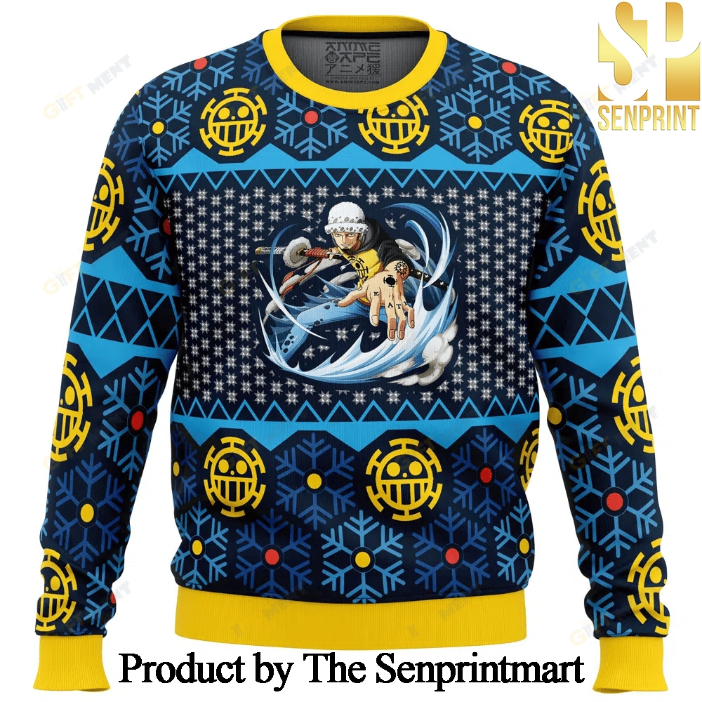 Trafalgar D Water Law One Piece Wool Holiday Sweater SEN0228