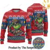 United States Coast Guard x Grinch Knitting Pattern Ugly Christmas Sweater SEN0120