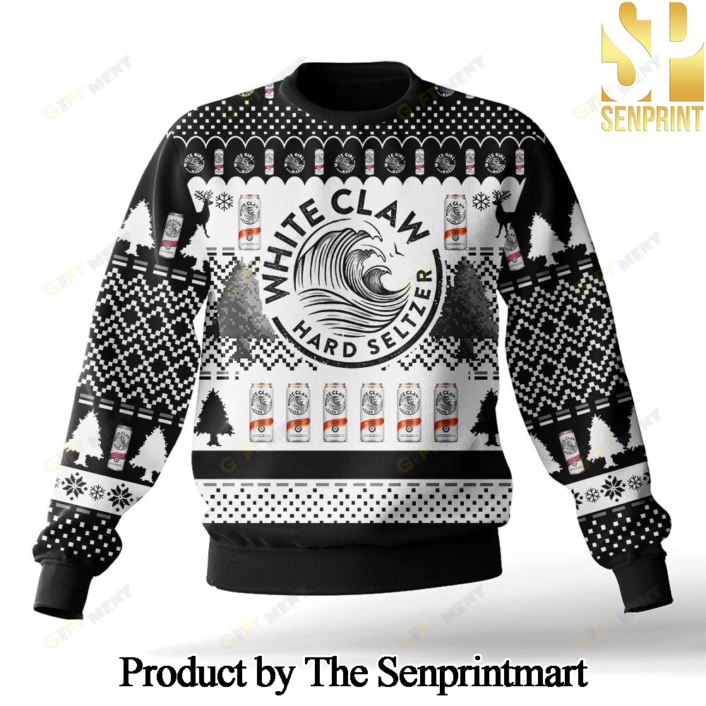 White Claw Woolen Christmas Ugly Sweater SEN0374